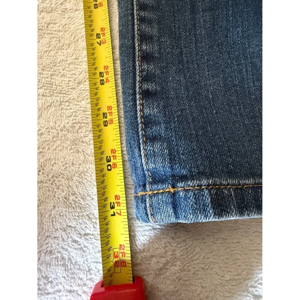 Michael Kors Plus Size 14W Womens Bootcut Jeans Blue Denim Mid Rise 99% Cotton